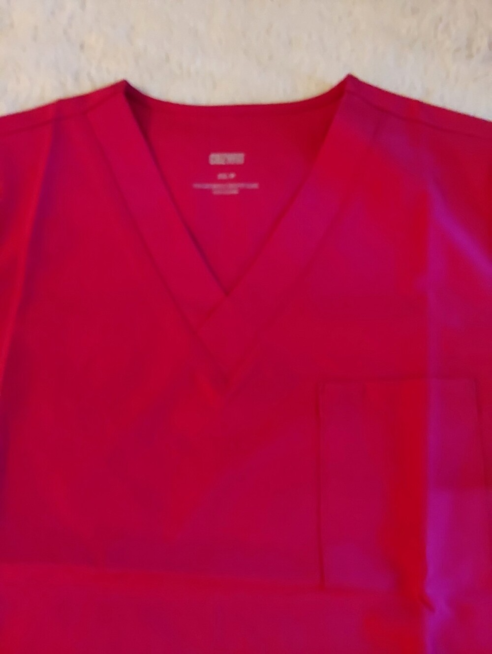 🌺 NWT Cozyfit Bright Pink Medical Scrub Set - Picture 5 of 15